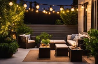 Ambiente-Beleuchtung für Terrassenmöbel