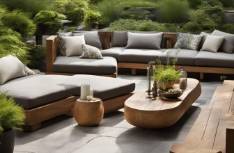 Anpassung von Möbeln an begrenzte Außenbereiche