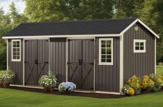 Arten von Holz Gerätehäusern: Vielfalt in Design und Größe