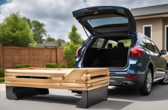 Aufbewahrung und Transport von klappbaren Holzmöbeln