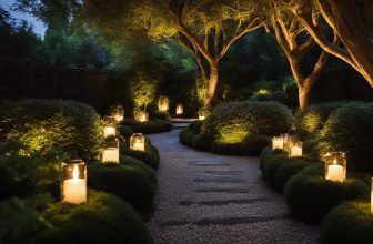 Beleuchtungsoptionen für den Abend im Garten