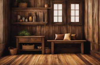 Dekor-Sockelleisten in Landhausstil-Häusern: Rustikaler Charme