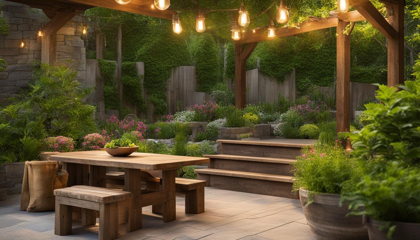 Design-Tipps für rustikale Holzgartenmöbel
