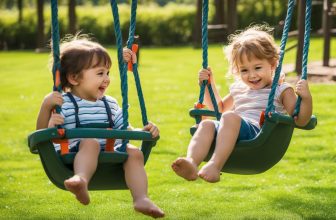 Doppelschaukeln für Kleinkinder: Sanfter Schaukelspaß