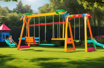 Doppelschaukeln mit Farbgestaltung: Bunte Spielmöglichkeiten