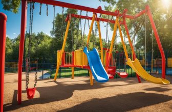 Doppelschaukeln mit Sicherheitsgurten: Zusätzlicher Schutz