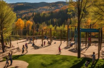 Doppelschaukeln und Kletterwand: Sportliche Herausforderungen