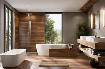 Echtholzoptik-Sockelleisten in Badezimmern: Schönheit und Wasserbeständigkeit