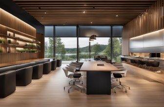 Echtholzoptik-Sockelleisten in gewerblichen Räumen: Stilvolle Präsentation