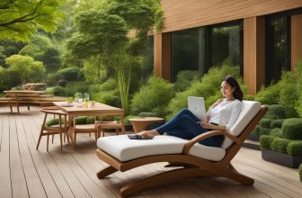 Ergonomische Features bei Holzgartenmöbeln