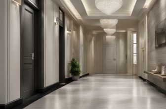 Fliesenlaminat in Fluren und Eingangsbereichen