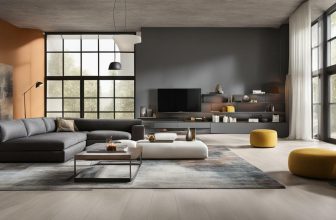 Fliesenlaminat in modernen Loftwohnungen