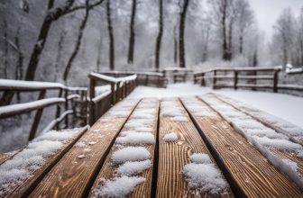 Frostbeständige Holz-Terrassendielen: Wintertauglichkeit