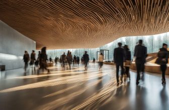 Fußbodendesign in öffentlichen Gebäuden