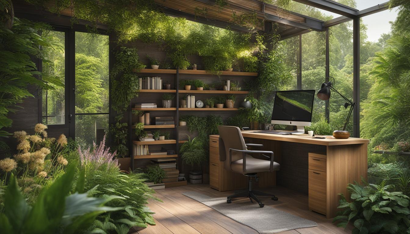 Gartenhäuser als Gartenbüros: Arbeiten in natürlicher Umgebung
