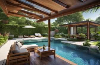 Gartenhäuser als Poolhäuser: Komfort am Pool