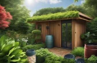 Gartenhäuser und regenwassergenutzte Bewässerung: Ressourcenschonung