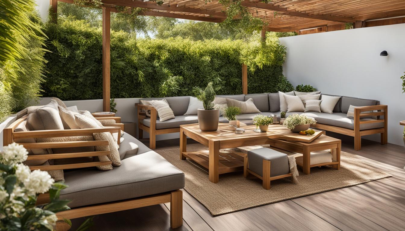 Gartenmöbel-Sets aus Holz: Komplette Einrichtungslösungen