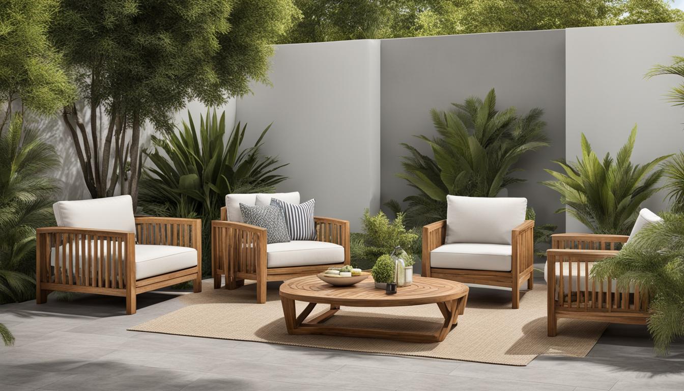 Gartenmöbel aus Akazienholz: Stilvolle Gestaltung
