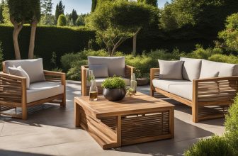 Gartenmöbel aus Akazienholz: Stilvolle Gestaltung