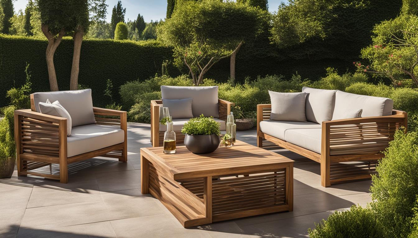 Gartenmöbel aus Akazienholz: Stilvolle Gestaltung