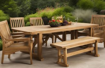 Gartenmöbel aus wiederverwertetem Holz