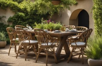 Gartenmöbel mit grüner Note gestalten