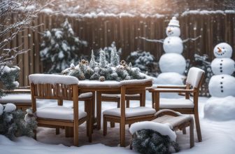 Gartenmöbel winterfest machen