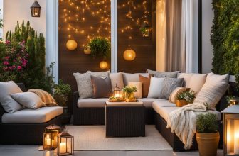 Gemütliche Ecken auf kleinem Balkon einrichten