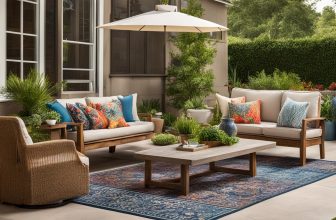 Gemütliches Ambiente mit Outdoor-Teppichen