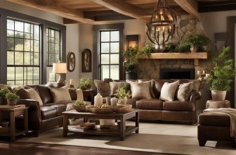 Gemütliches Ambiente mit rustikalen Möbeln