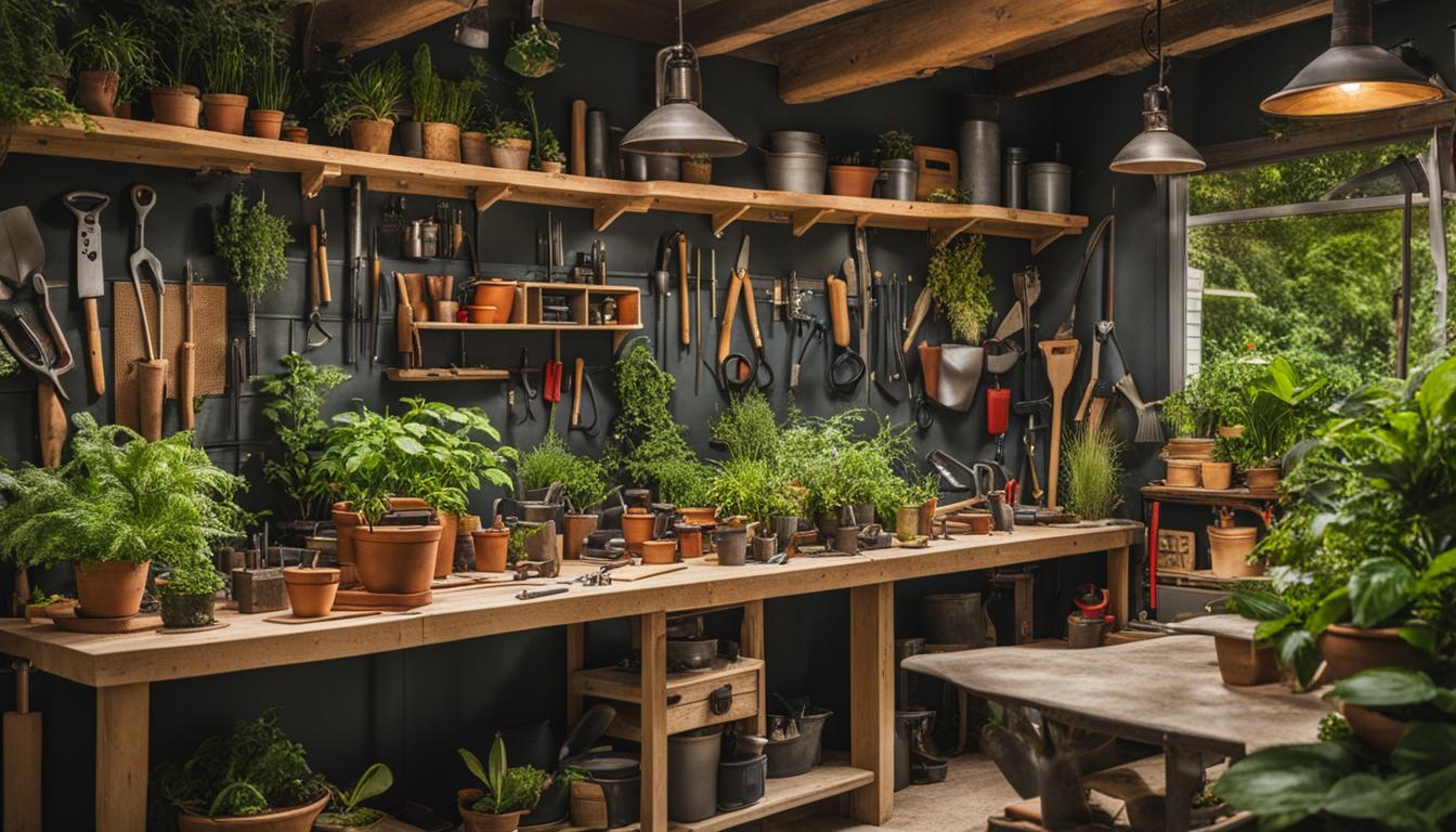Gerätehaus als Gartenwerkstatt: Heimwerken und Reparaturen im Freien