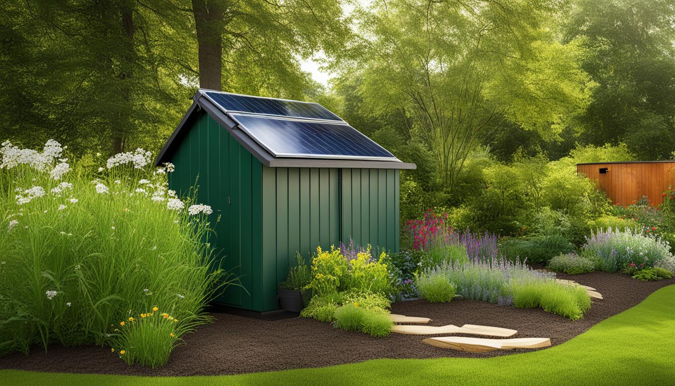 Gerätehaus und ökologische Nachhaltigkeit: Umweltbewusstsein im Garten