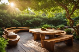 Gesundheitsbewusstes Design von Holzgartenmöbeln