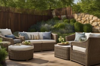 Handwerkskunst und Gartenmöbel