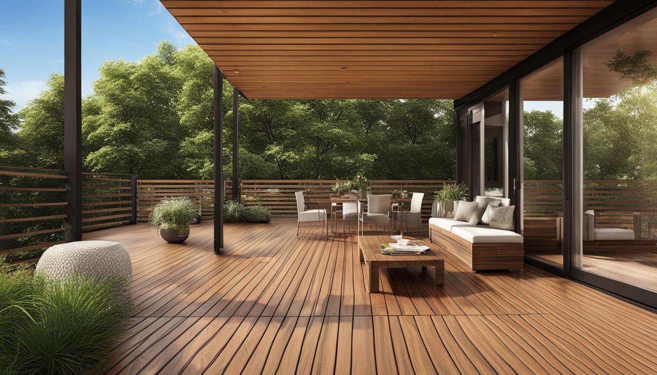Hitzebeständige Holz-Terrassendielen: Sommerkomfort