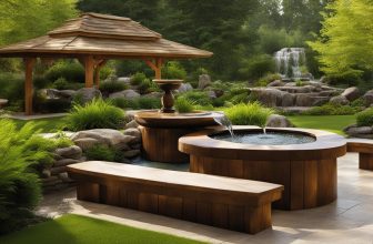 Holz-Gartenbrunnen: Wasserspiele und Entspannung