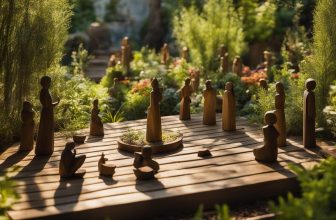 Holz-Gartenfiguren: Dekorative Elemente im Grünen