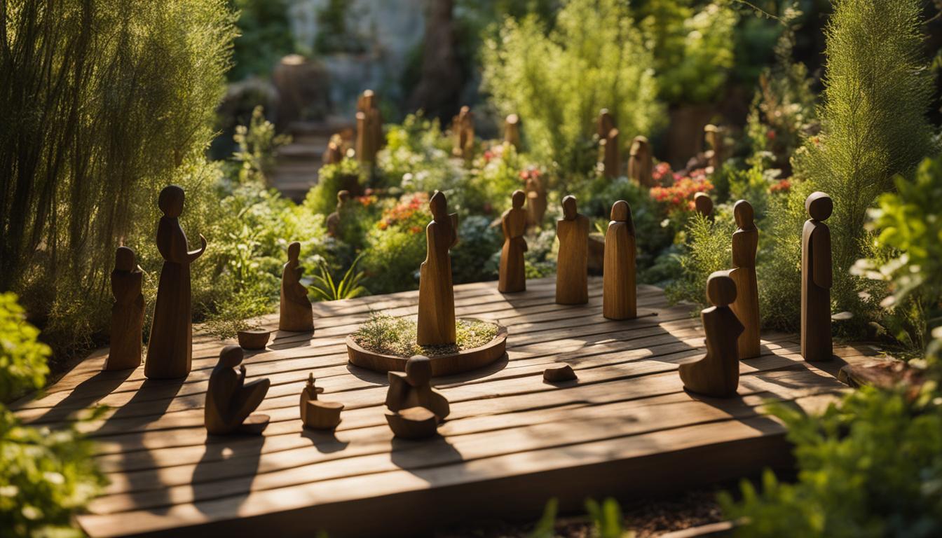 Holz-Gartenfiguren: Dekorative Elemente im Grünen