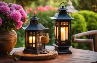 Holz-Gartenlaternen: Stimmungsvolle Beleuchtung im Freien