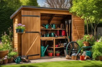Holz Gerätehäuser als Gartenschuppen: Werkzeuge und Ausrüstung aufbewahren