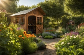 Holz Gerätehäuser als Geräteschuppen: Aufbewahrung von Gartenutensilien