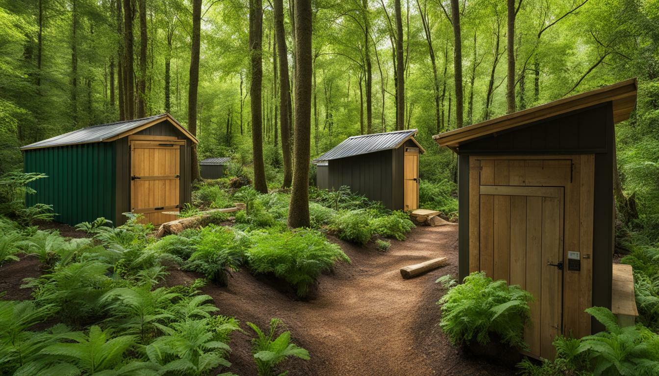 Holz Gerätehäuser und ökologische Nachhaltigkeit: Umweltfreundliche Gestaltung
