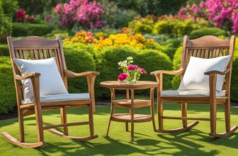 Holz-Schaukelstühle: Gemütliches Schaukeln im Freien