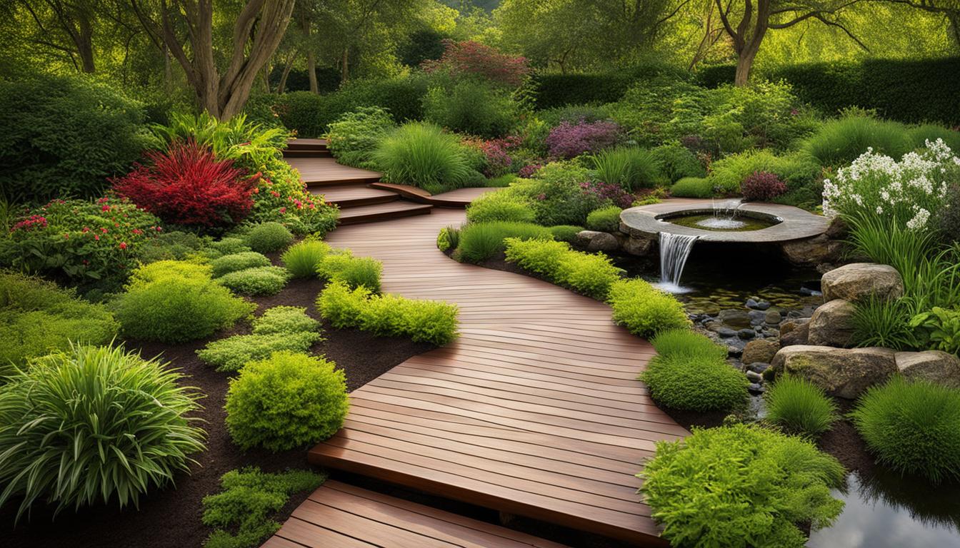 Holz-Terrassendielen und Gartenwege: Pfadgestaltung im Außenbereich