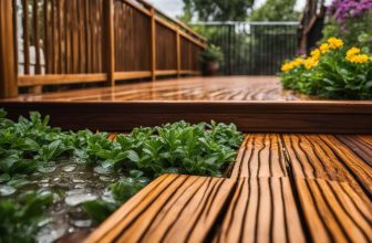 Holz-Terrassendielen und Pflege: Reinigung und Instandhaltung