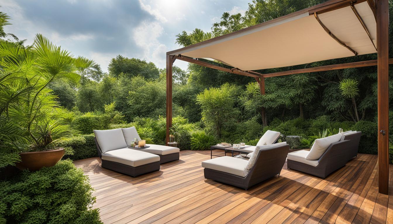 Holz-Terrassendielen und Sonnenliegen: Entspannung im Freien
