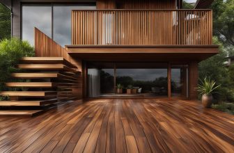 Holz Terrassenfliesen und Entwässerung: Schutz vor Staunässe