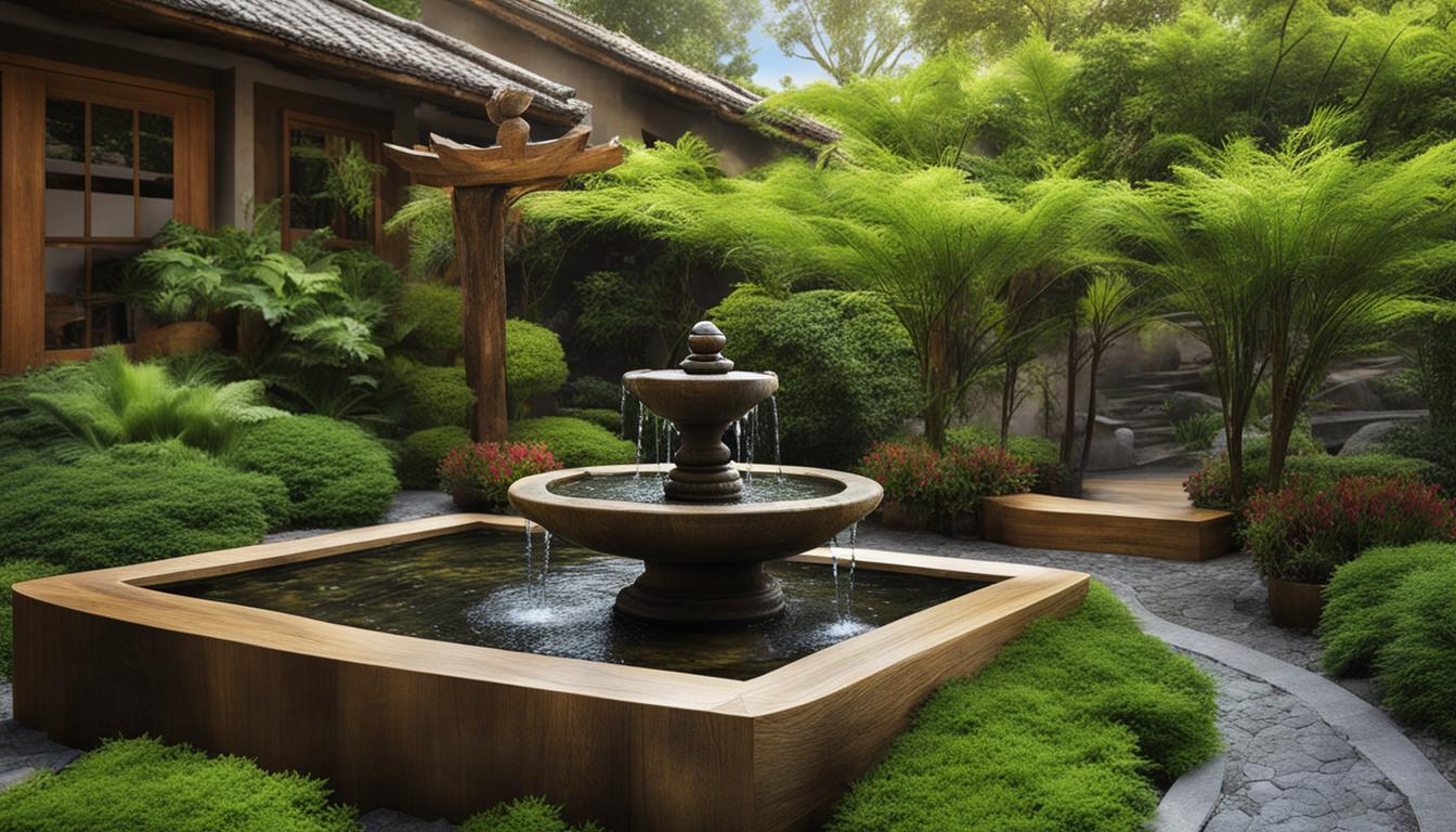 Holzbrunnen: Dekorative Wasserquellen im Garten