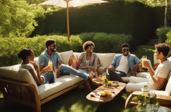 Holzgartensofas: Bequeme Sitzmöglichkeiten für Gäste